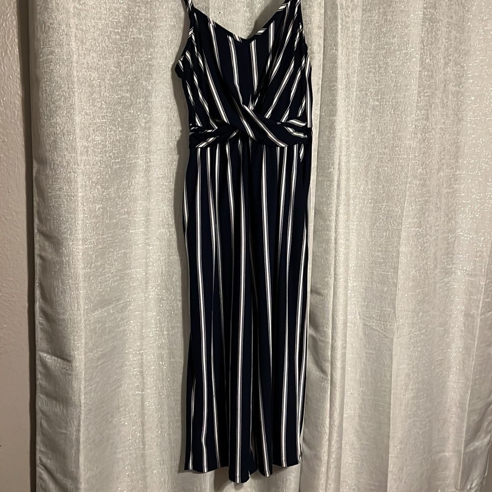 Sleeveless Capri Romper